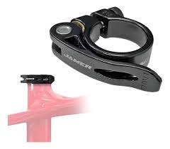 ABRAZADERA CUADRO ALUMINIO 31.8 NEGRA TOROLOCO